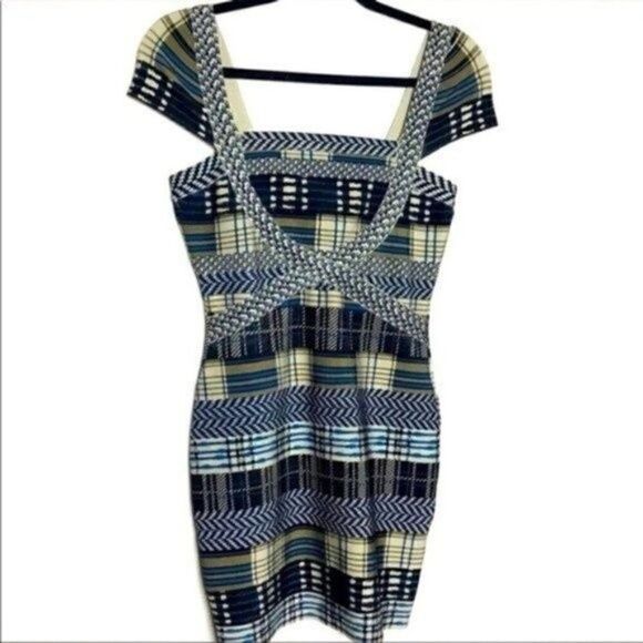 Bandage Dress Dresses & Skirts - Bodycon Bandage Dress multi color zip up Large BoxP